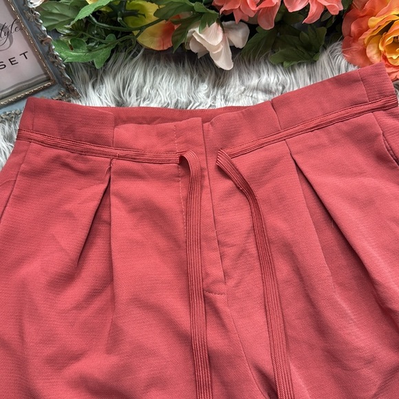 Andrew Marc New York High Waist Wide Leg Paper Bag Palazzo Ankle Trousers - Picture 6 of 8